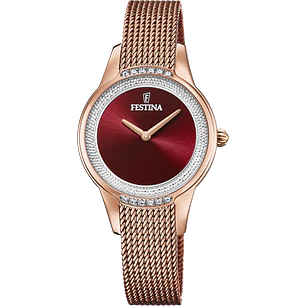 RELOJ MUJER. DORADO SWAROVSKI COLORES FESTINA 20496-1