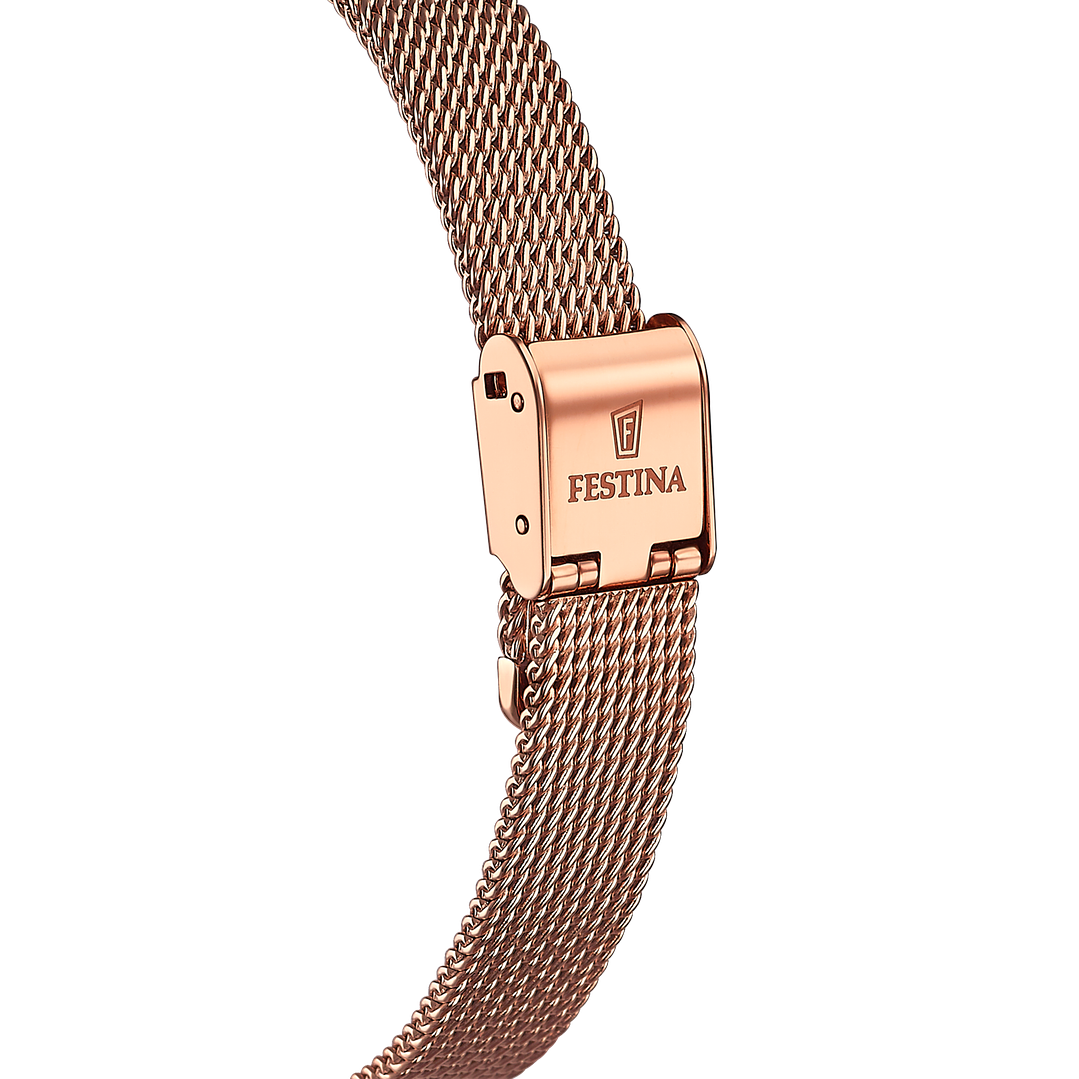 RELOJ MUJER. DORADO SWAROVSKI COLORES FESTINA 20496-1 3