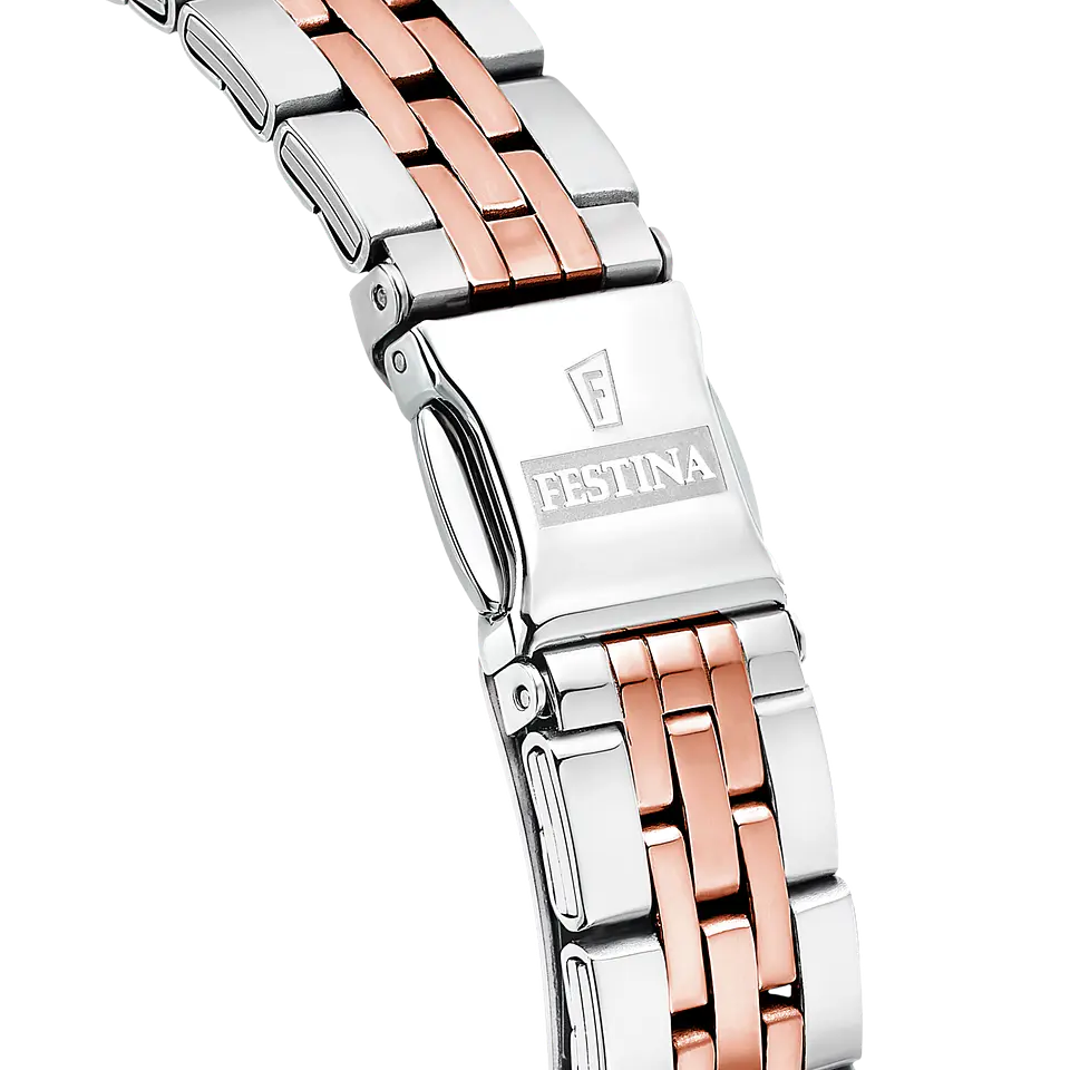Reloj Mujer Bicolor Zircones Festina 16868-2 2