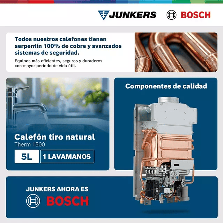 CALEFON IONIZADO 5L TN GL BOSCH LINEA BCA THERM 2
