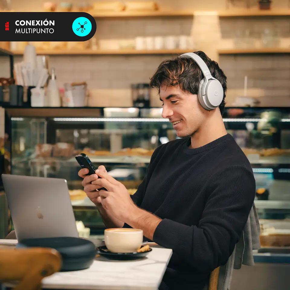 Audifono Bt On Cancel Gris Blik Neo-Gra 4