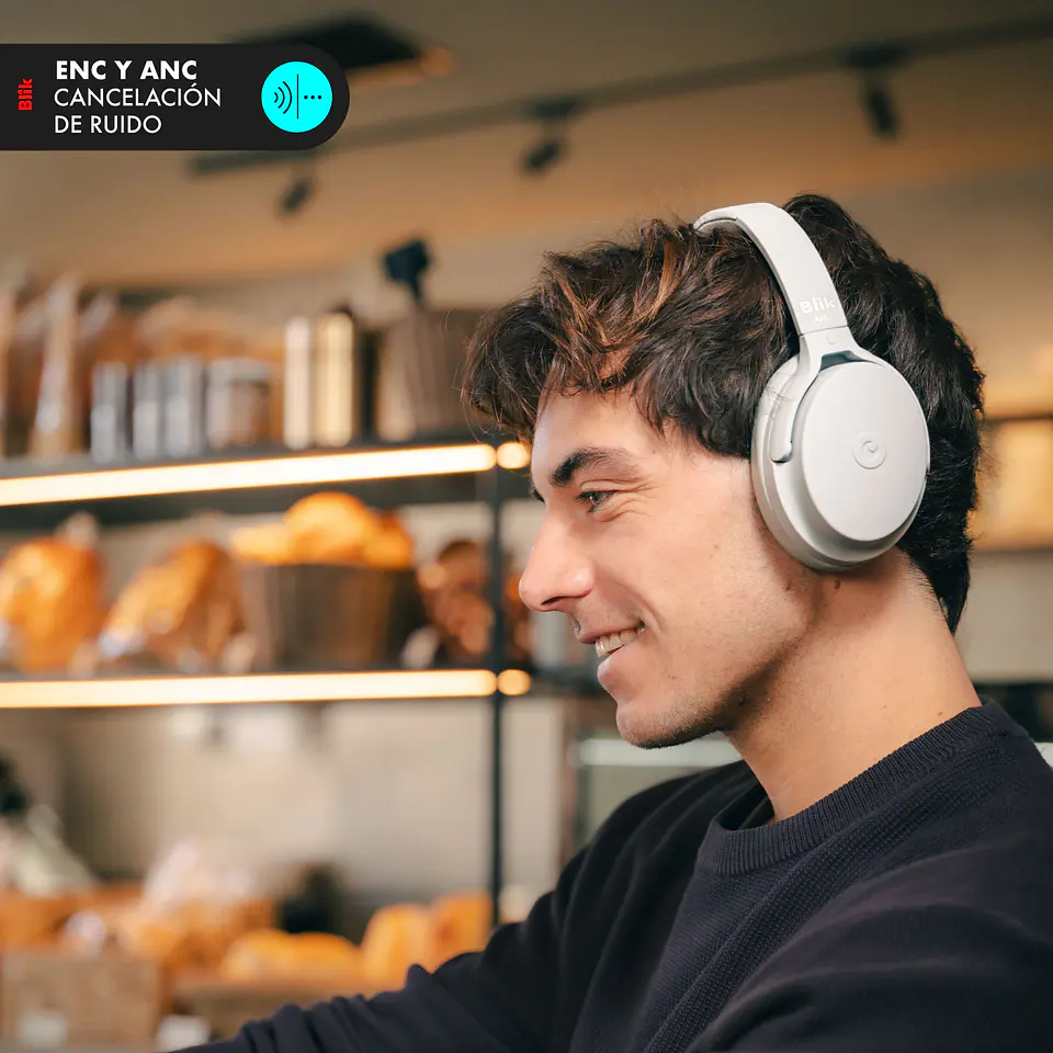 Audifono Bt On Cancel Gris Blik Neo-Gra 7