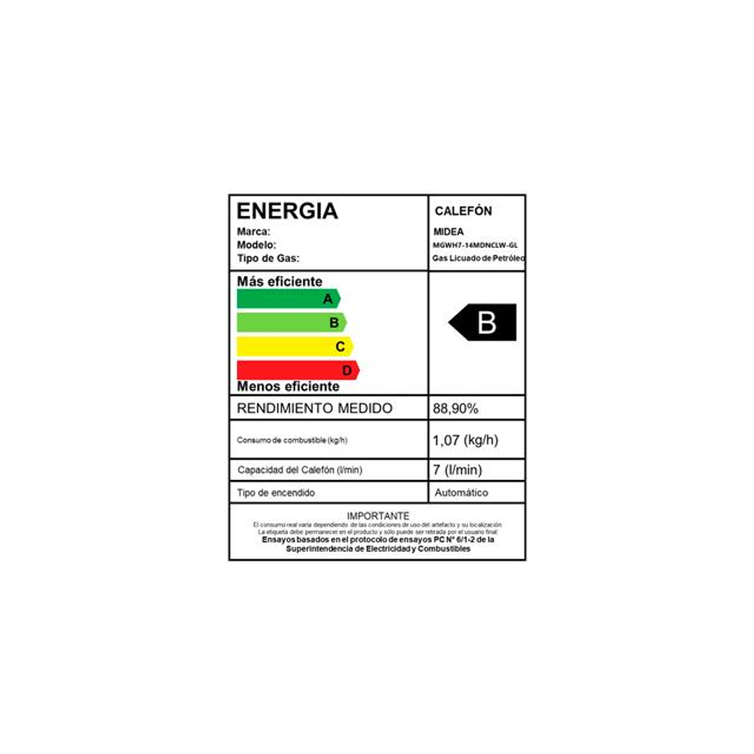 CALEFON 7L TN GL MIDEA MGWH7-14MDNCLW-GL 8