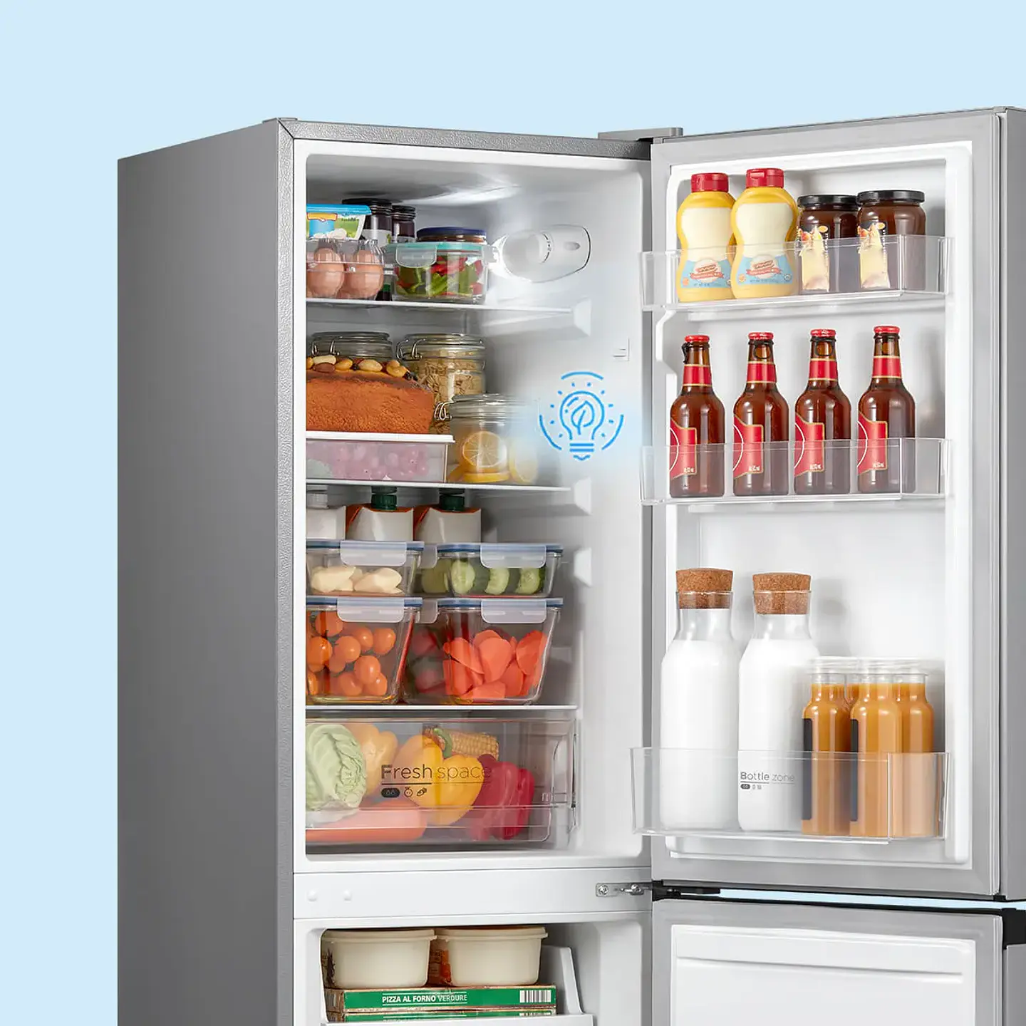 Refrig. Bottom Fd 174L Midea Mdrb241Fge50M 8
