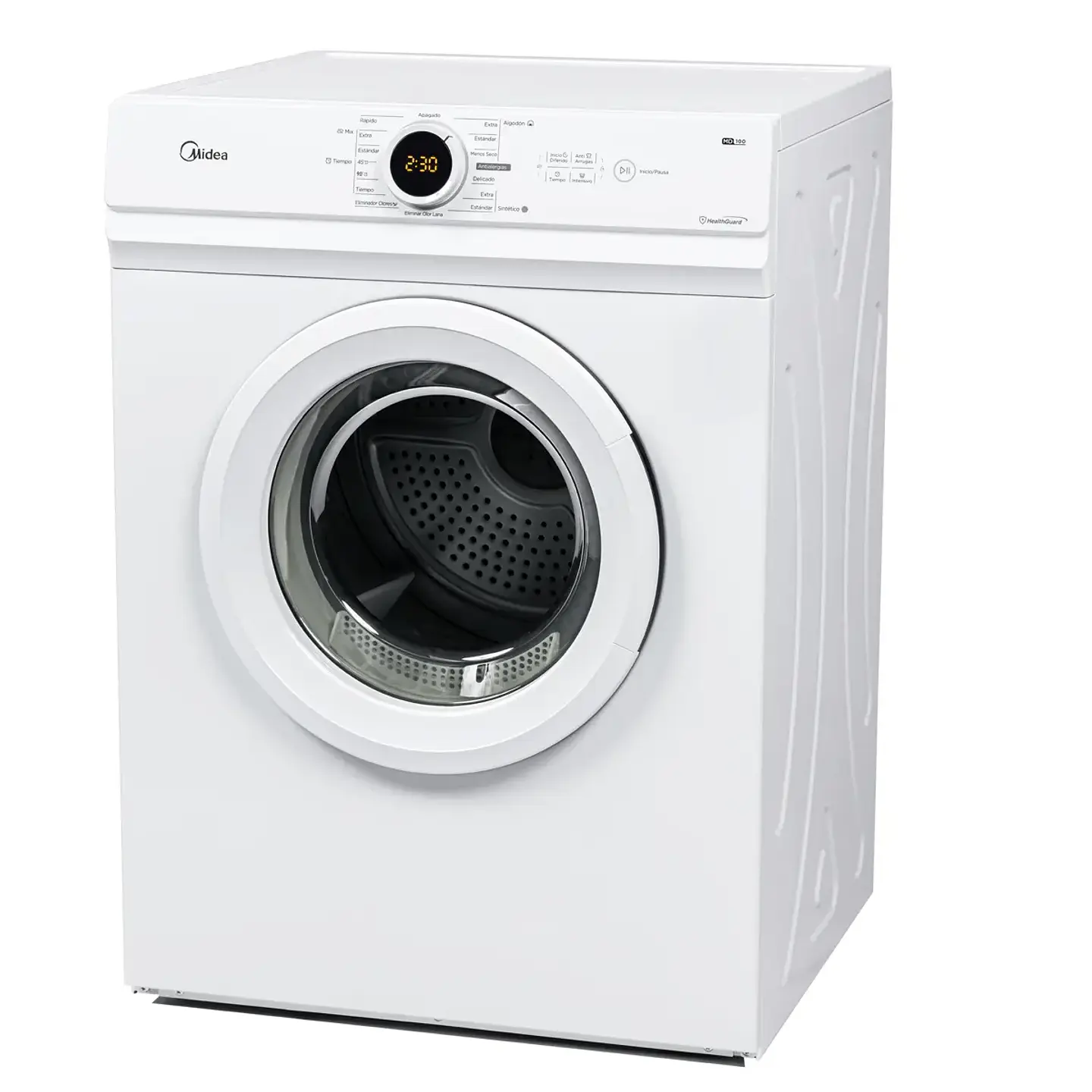 Secadora Eléctrica Md100A100/W2 Carga Frontal 10 Kg Blanco 2