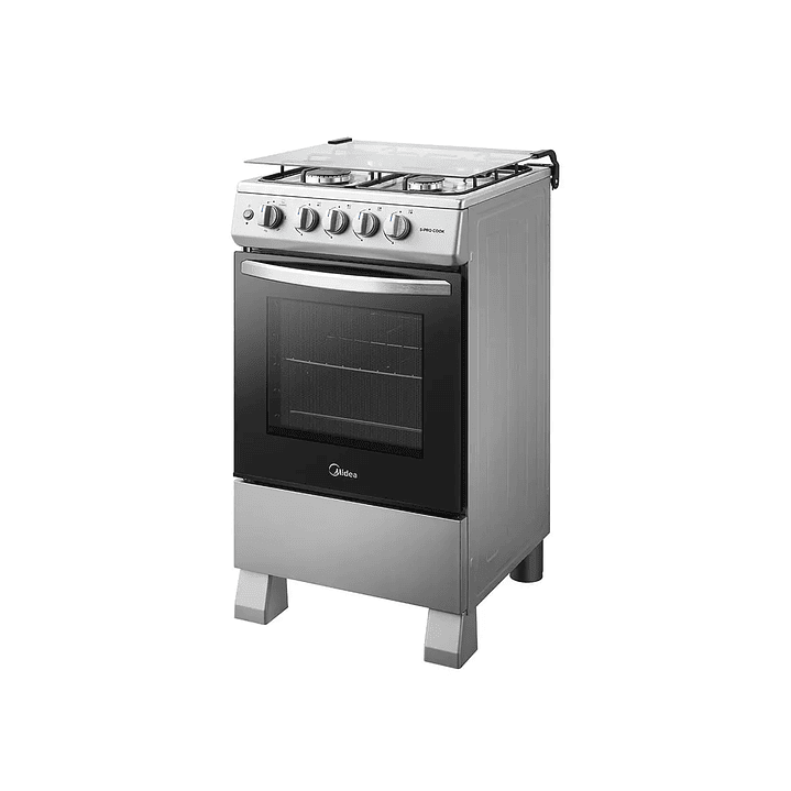 COCINA GAS 4Q SILVER MIDEA MFO-MG20TCSSL 4
