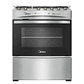 COCINA GAS 5Q INOX MIDEA MCG-5QPI30NS - Miniatura 1