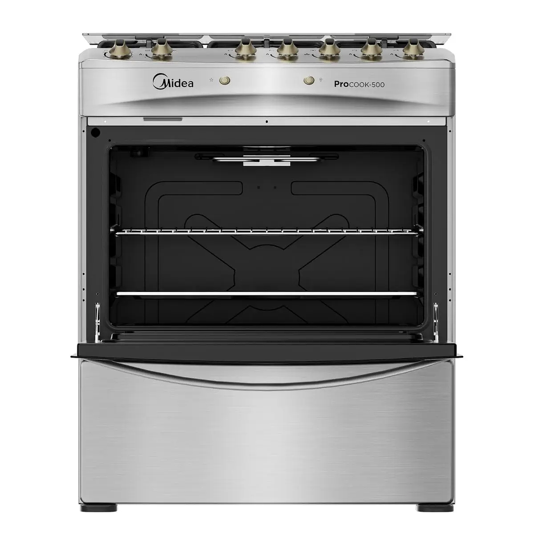 COCINA GAS 5Q INOX MIDEA MCG-5QPI30NS 7