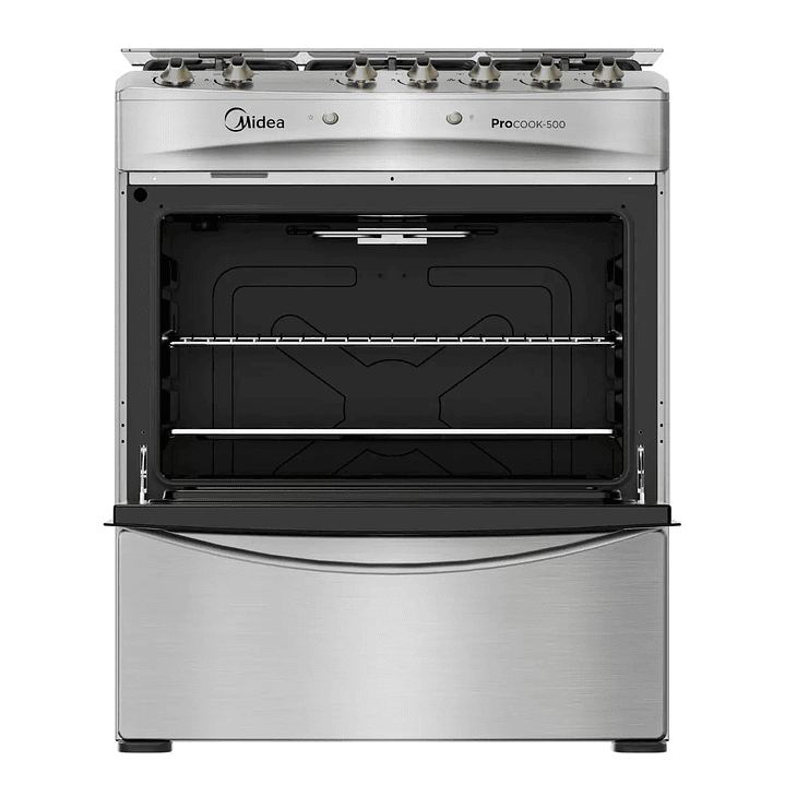 COCINA GAS 5Q INOX MIDEA MCG-5QPI30NS 7