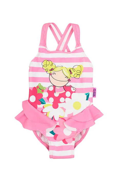 Traje De Baño (Ba) Est. Go Ficcus 2410221 Rosado 12-18 Meses