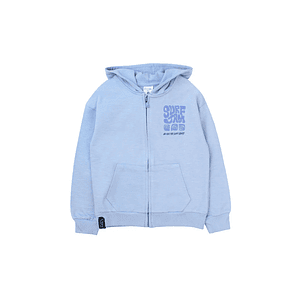 POLERON (LA) FULL CIERRE C/G TEJIDO FICCUS 2320557 CELESTE 16