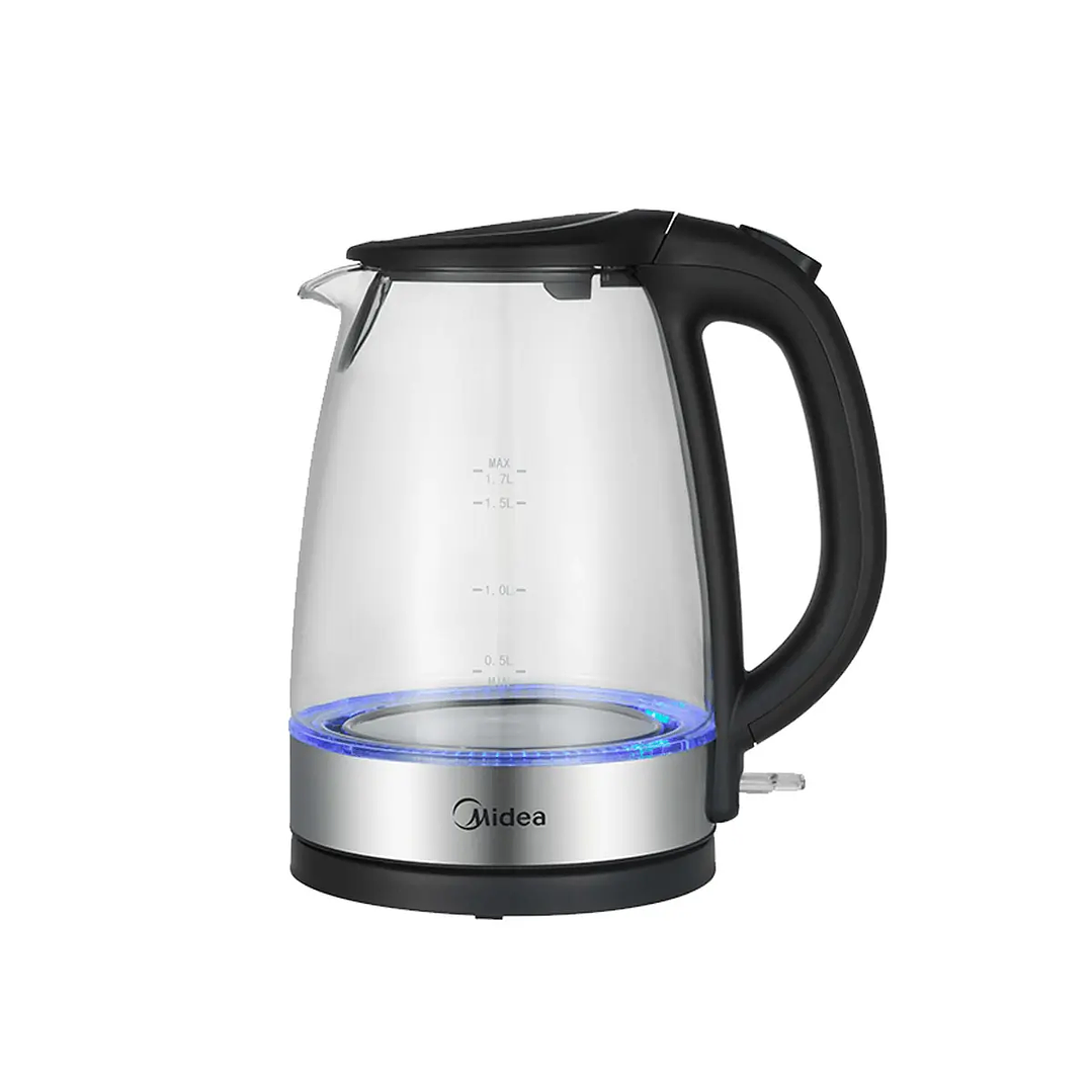 HERVIDOR VIDRIO 1.7LT MIDEA MK-17G02A 2