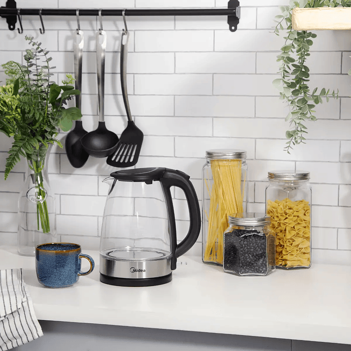 HERVIDOR VIDRIO 1.7LT MIDEA MK-17G02A 3