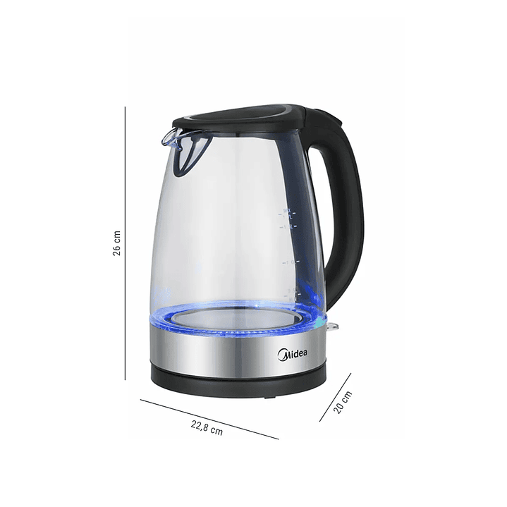 HERVIDOR VIDRIO 1.7LT MIDEA MK-17G02A 6