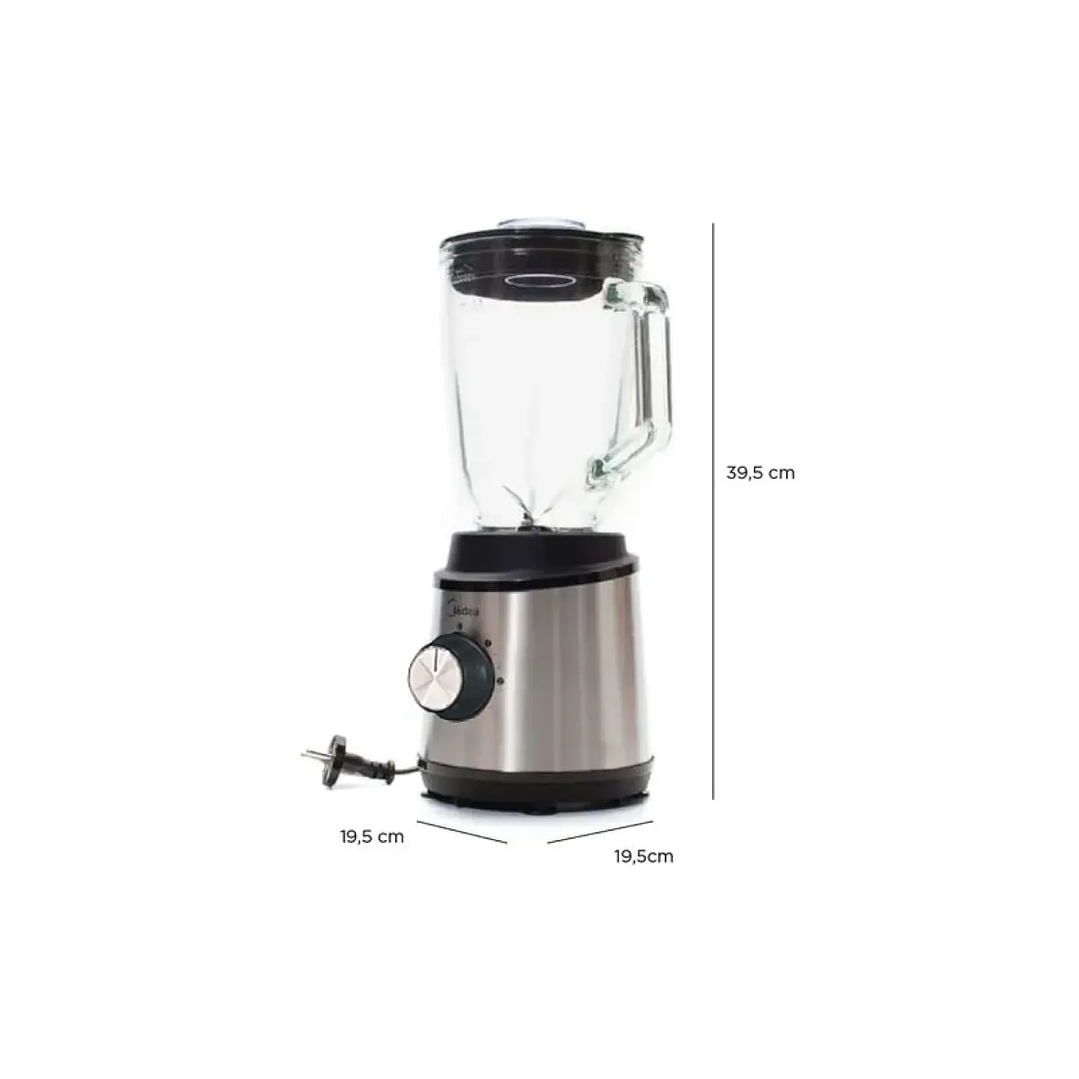 LICUADORA 1,5LT 800W INOX MIDEA MJ-BL6006W 2