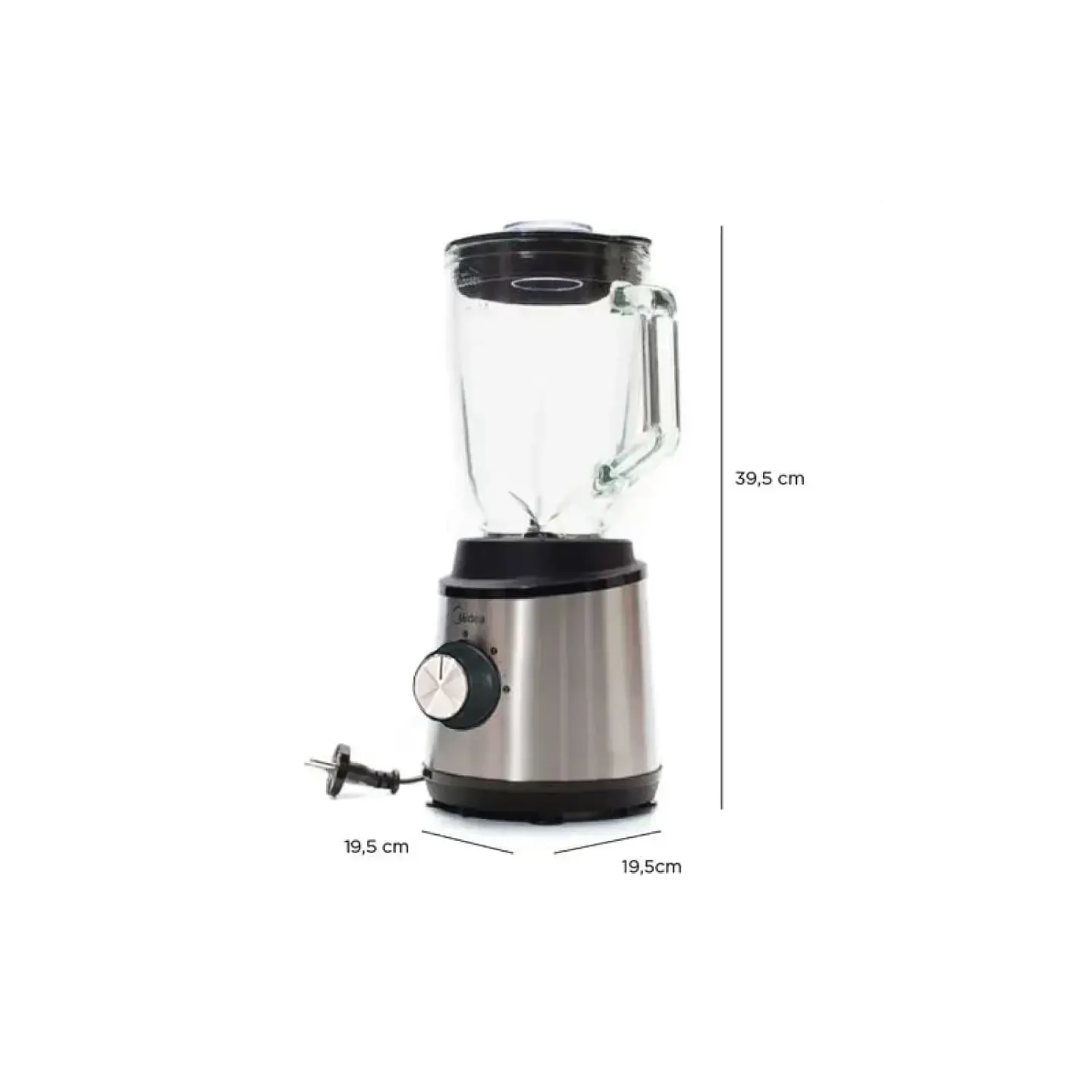 Licuadora 1,5Lt 800W Inox Midea Mj-Bl6006W 2