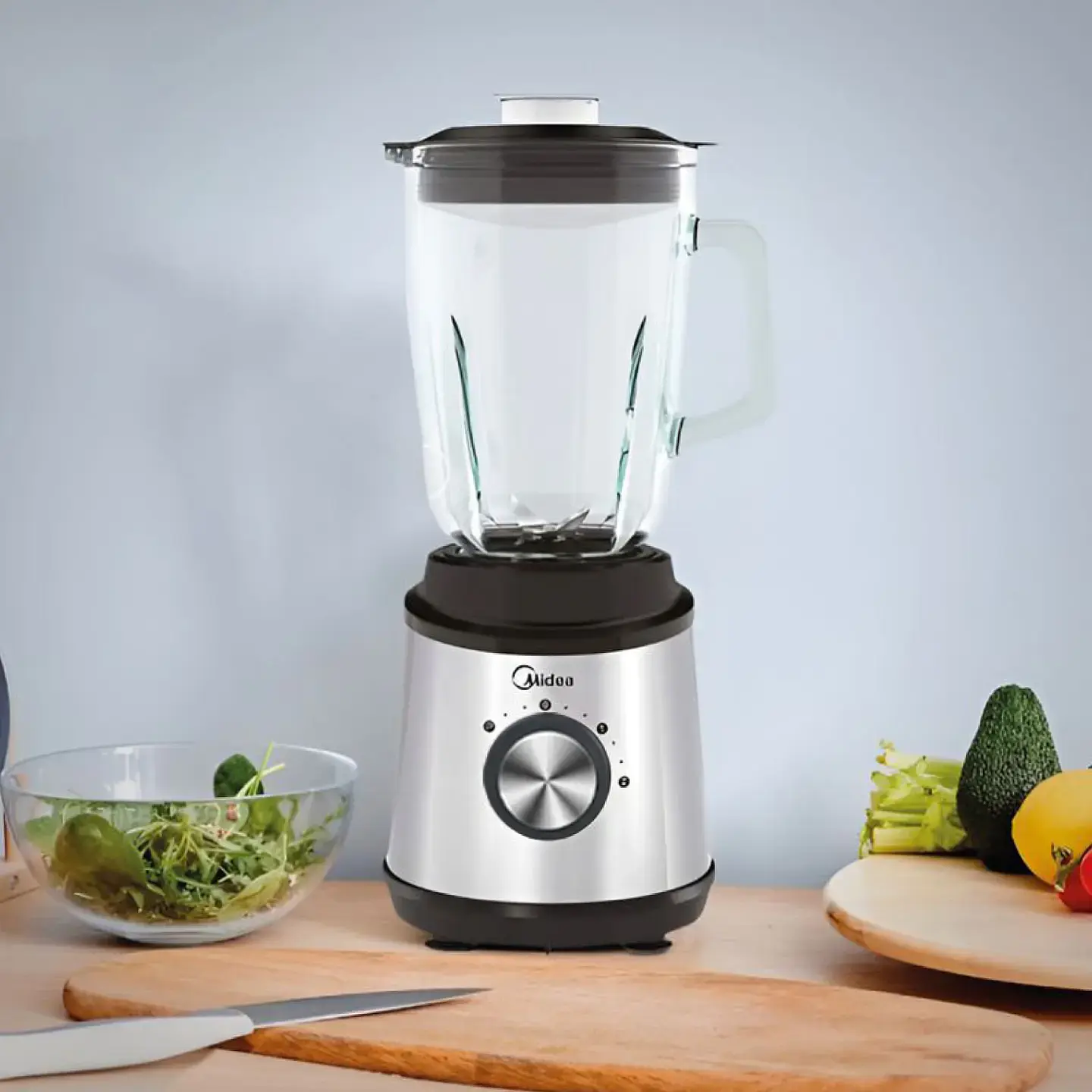 Licuadora 1,5Lt 800W Inox Midea Mj-Bl6006W 3
