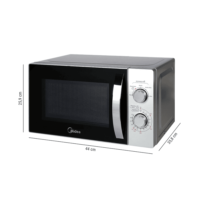 HORNO MICROONDA 20 LTS MECANICO MIDEA MMP-20NCJ9 2