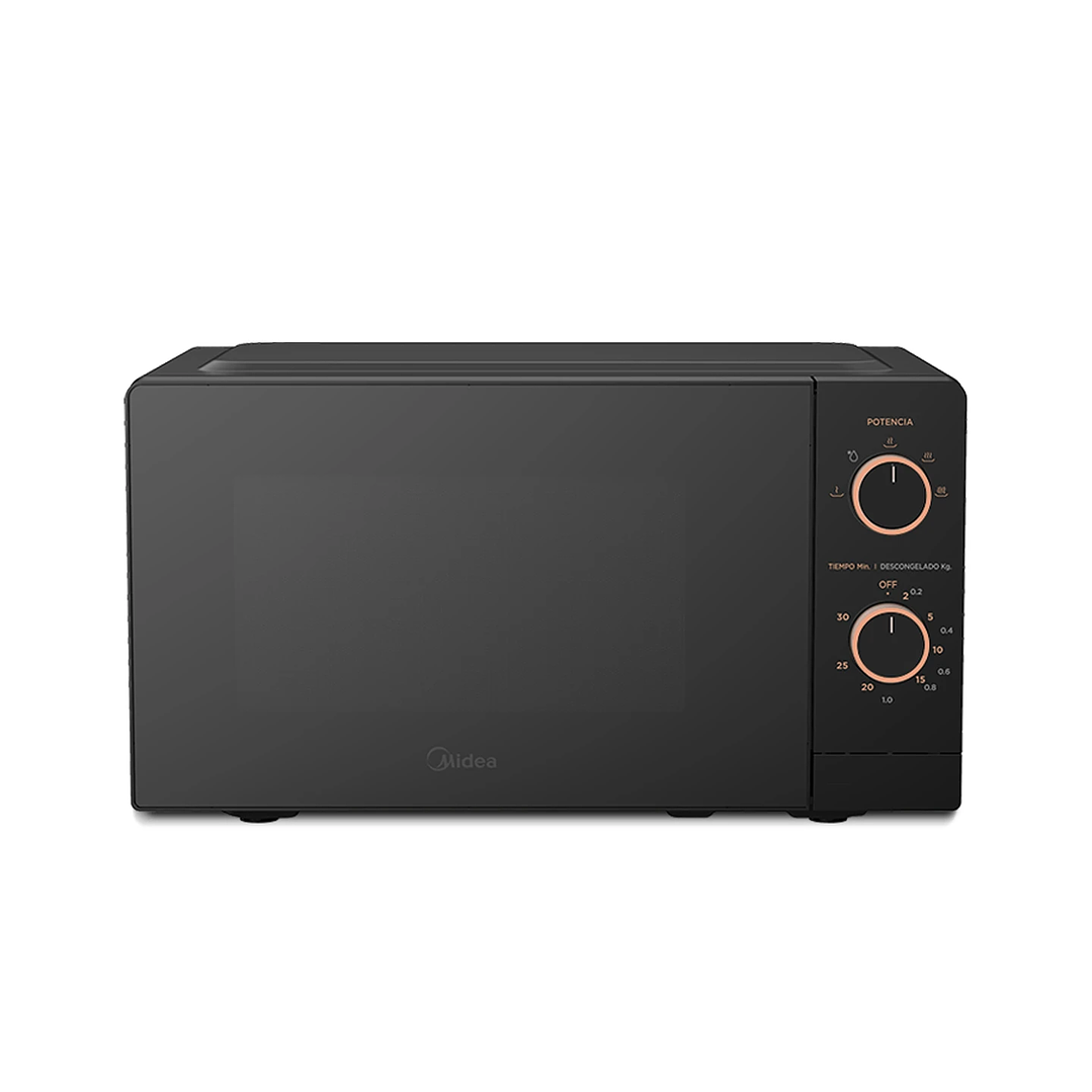 HORNO MICROONDA 20LT MECANICO NEGRO MIDEA MMP-20M711 1