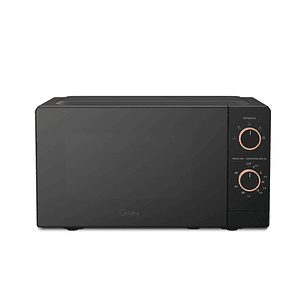 HORNO MICROONDA 20LT MECANICO NEGRO MIDEA MMP-20M711