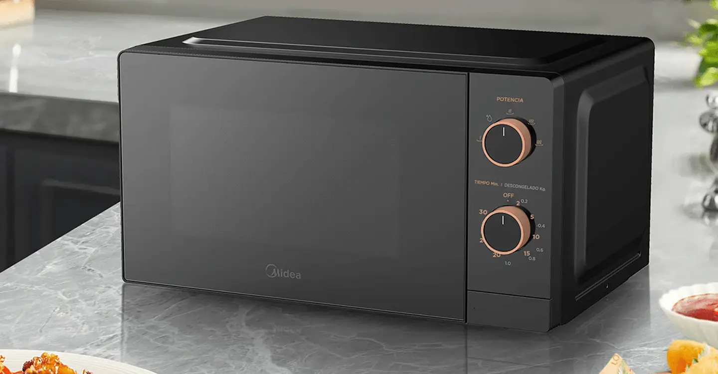 Horno Microonda 20Lt Mecanico Negro Midea Mmp-20M711 5