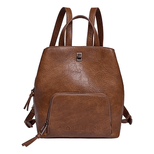 MOCHILA MUJER PU ROMOLO POLLINI PC741PUA2200A00 CAMEL 