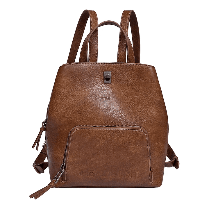 MOCHILA MUJER PU ROMOLO POLLINI PC741PUA2200A00 CAMEL  1