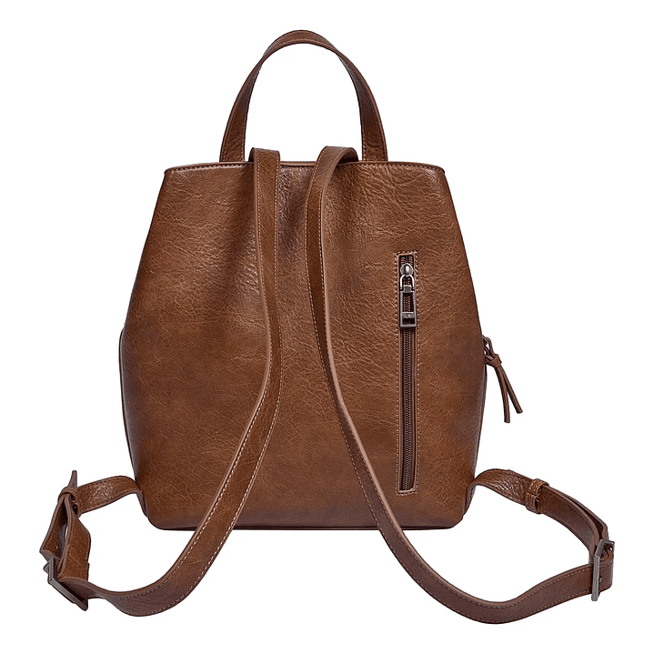 MOCHILA MUJER PU ROMOLO POLLINI PC741PUA2200A00 CAMEL  2