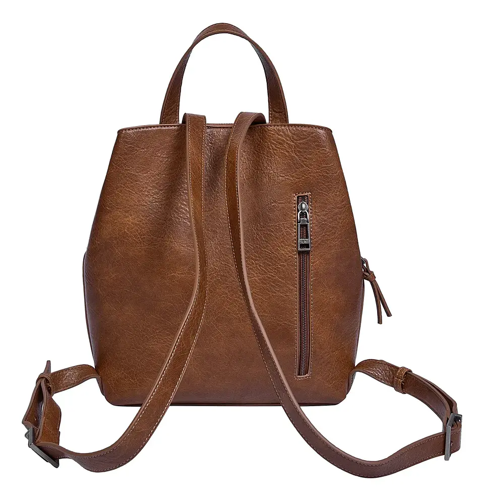 Mochila Mujer Pu Romolo Pollini Pc741Pua2200A00 Camel  2