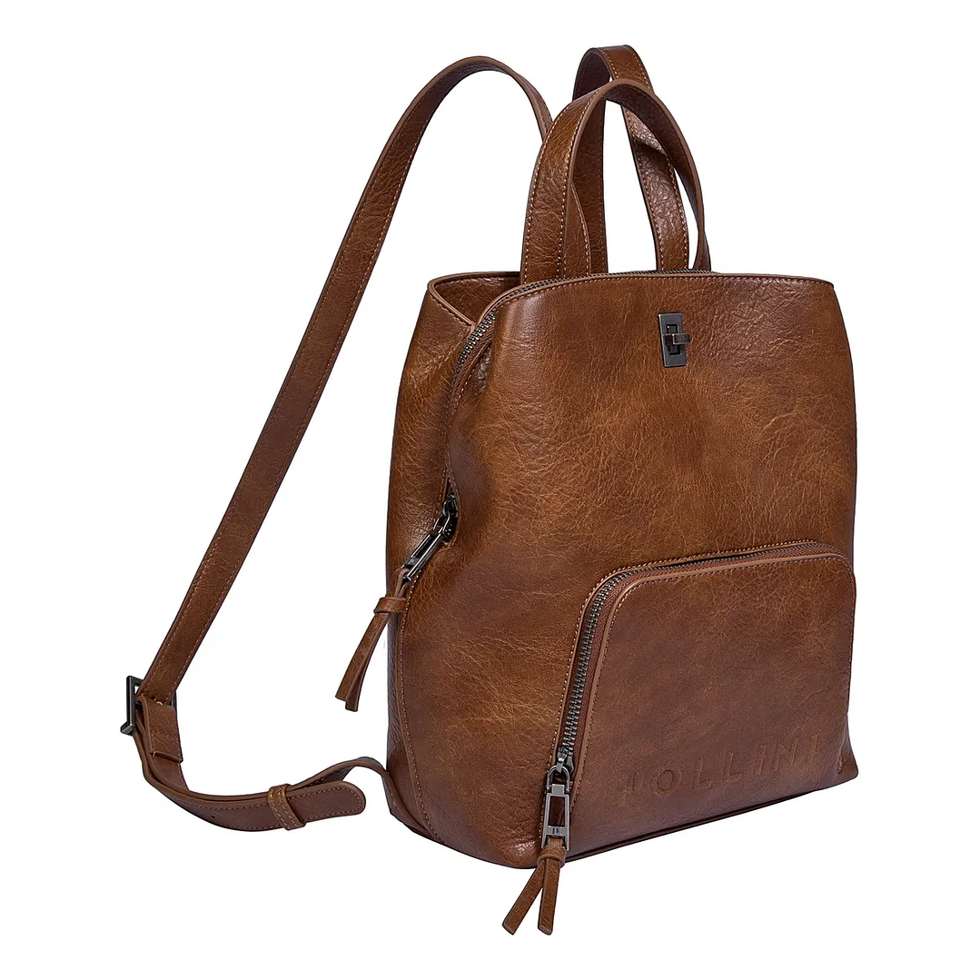 MOCHILA MUJER PU ROMOLO POLLINI PC741PUA2200A00 CAMEL  3