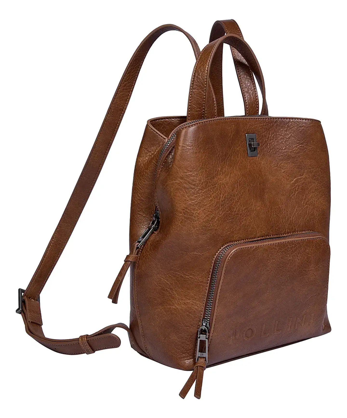 Mochila Mujer Pu Romolo Pollini Pc741Pua2200A00 Camel  3