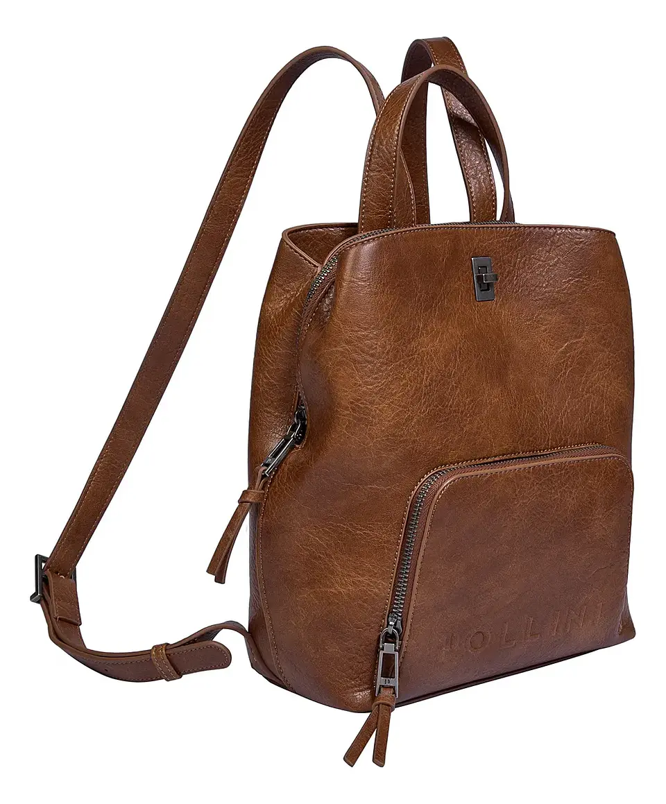 Mochila Mujer Pu Romolo Pollini Pc741Pua2200A00 Camel  3