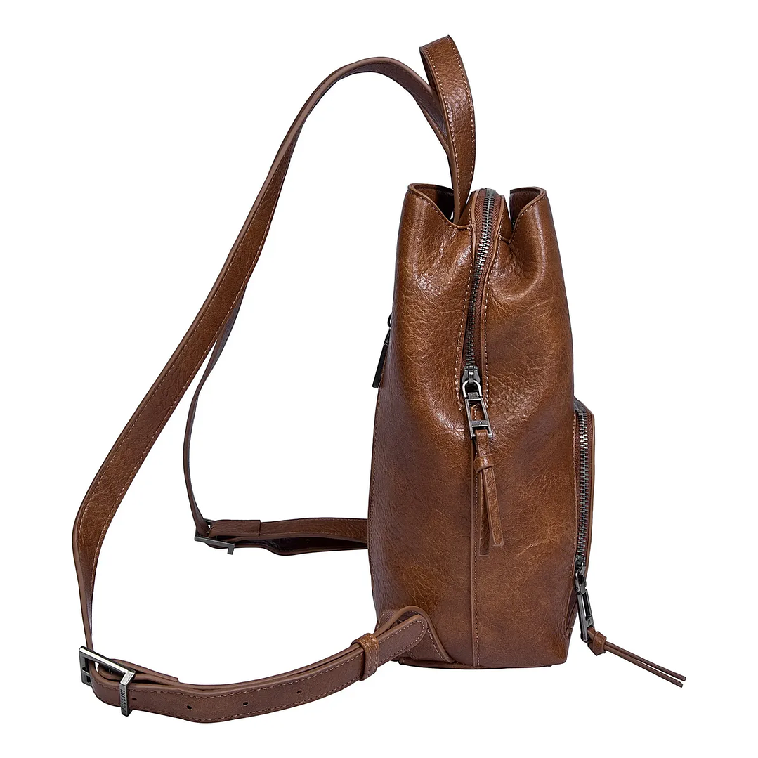 MOCHILA MUJER PU ROMOLO POLLINI PC741PUA2200A00 CAMEL  4