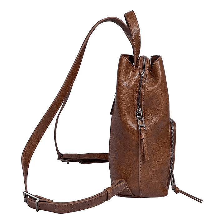 MOCHILA MUJER PU ROMOLO POLLINI PC741PUA2200A00 CAMEL  4