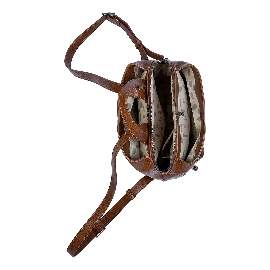 MOCHILA MUJER PU ROMOLO POLLINI PC741PUA2200A00 CAMEL  5