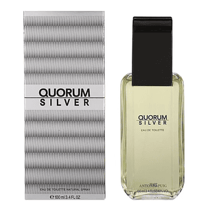 QUORUM SILVER EDT 100ML VAP (HO) QUORUM ILM 066PERF251 S/C S/T