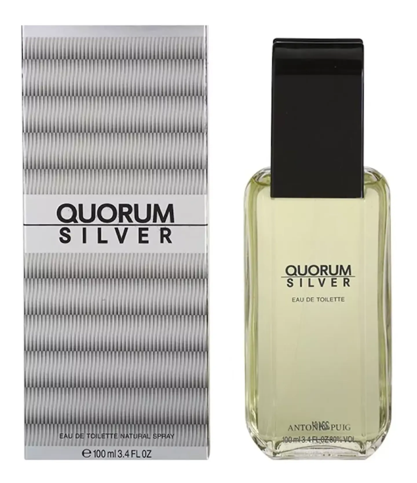 QUORUM SILVER EDT 100ML VAP (HO) QUORUM ILM 066PERF251 S/C S/T 1