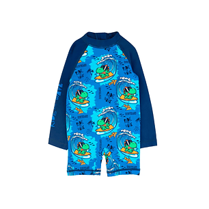 TRAJE DE BAÑO (BA) EST. GO FICCUS 2410221 AZUL 12-18 MESES
