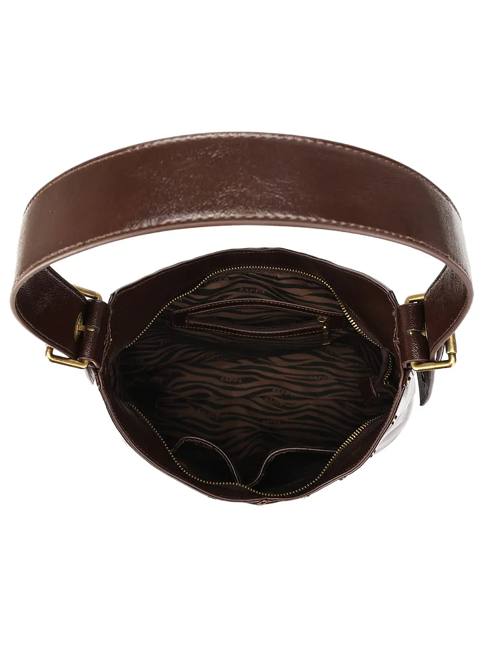 CARTERA (MU) PU LISO APLIC TACHAS WINDSOR ZAPPA ZM271PUA7500A00 CHOCOLATE S/T 3