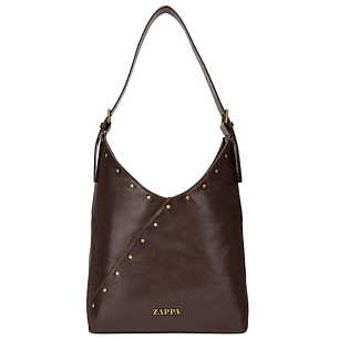 CARTERA (MU) PU LISO APLIC TACHAS WINDSOR ZAPPA ZM271PUA7500A00 CHOCOLATE S/T