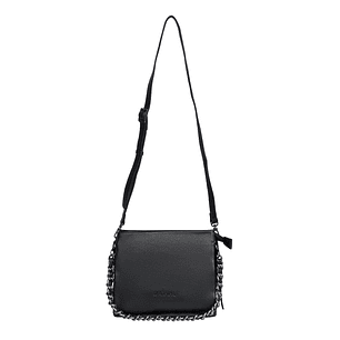 CARTERA (MU) BANDOLERA PU LISO CADENA RICHMOND ZAPPA ZC951PUAHR00A00 NEGRO S/T