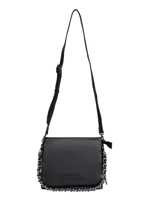 CARTERA (MU) BANDOLERA PU LISO CADENA RICHMOND ZAPPA ZC951PUAHR00A00 NEGRO S/T