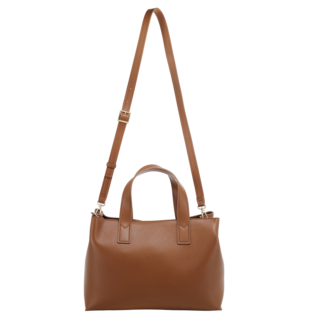 CARTERA (MU) PU ETNA POLLINI PC911PUA8A00A00 BROWN S/T 1