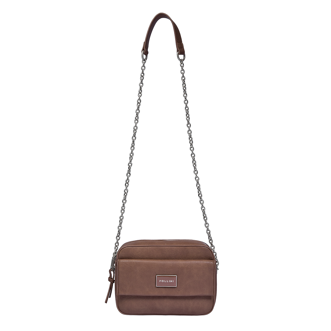 CARTERA (MU) BANDOLERA PUGLIA POLLINI PC861PUA7500A00 CHOCOLATE S/T 1
