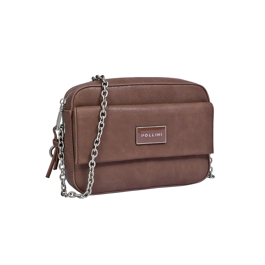 CARTERA (MU) BANDOLERA PUGLIA POLLINI PC861PUA7500A00 CHOCOLATE S/T 4