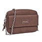 CARTERA (MU) BANDOLERA PUGLIA POLLINI PC861PUA7500A00 CHOCOLATE S/T - Miniatura 4