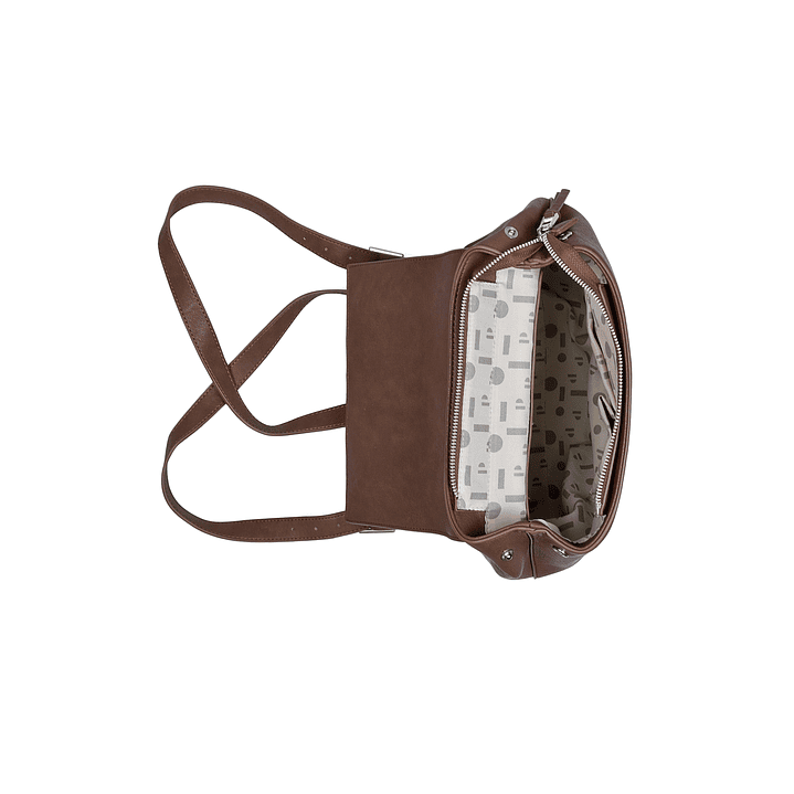 MOCHILA (MU) PU PUGLIA POLLINI PC841PUA7500A00 CHOCOLATE S/T 2