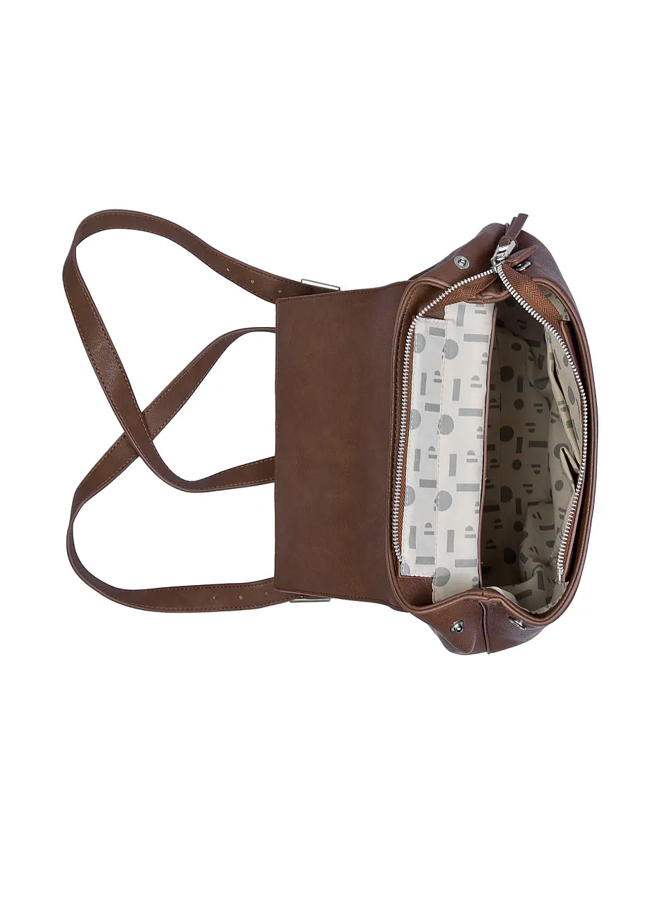 MOCHILA (MU) PU PUGLIA POLLINI PC841PUA7500A00 CHOCOLATE S/T 2