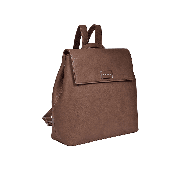 MOCHILA (MU) PU PUGLIA POLLINI PC841PUA7500A00 CHOCOLATE S/T 1