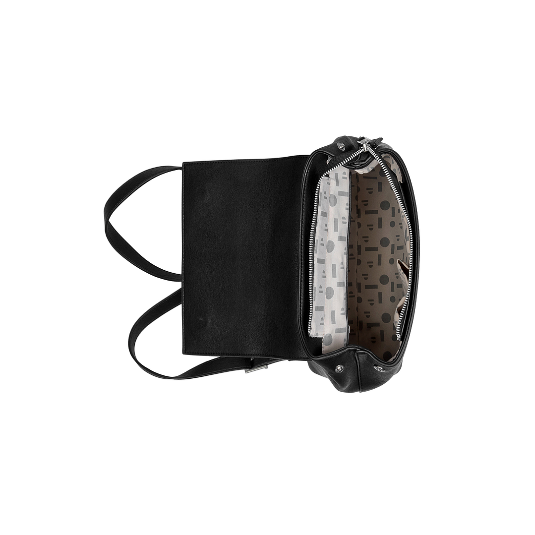 MOCHILA (MU) PU PUGLIA POLLINI PC841PUAHR00A00 NEGRO S/T 2